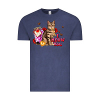 Vintage Denim i meow you Vintage Tee - AdoDesignShop