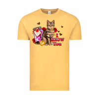 Vintage Mustard i meow you Vintage Tee - AdoDesignShop