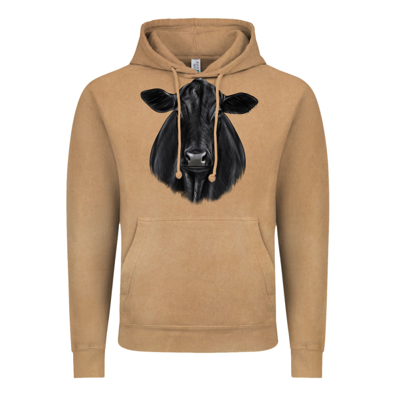 Black Angus Vintage Hoodie by JahusDesignShop | Teevron