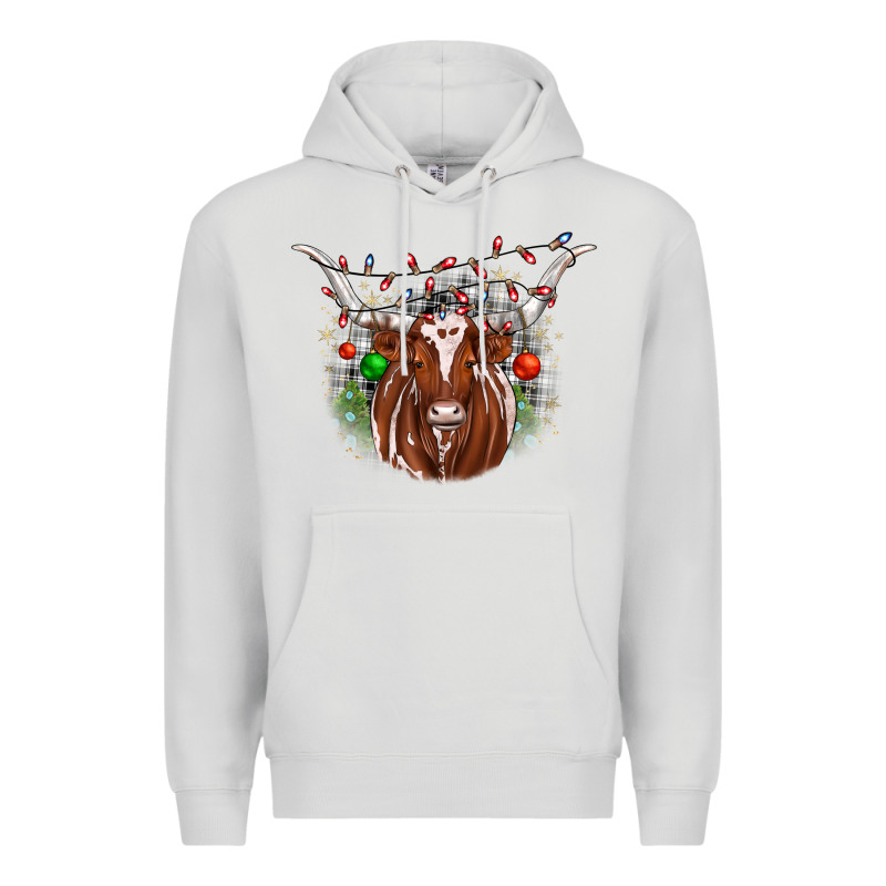 Christmas  Texas Longhorn Premium Hoodie by JahusDesignShop | Teevron