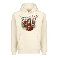 Sandshell christmas  texas longhorn Premium Hoodie - JahusDesignShop