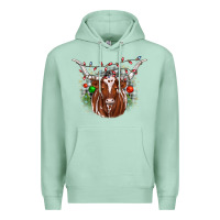 Seafoam christmas  texas longhorn Premium Hoodie - JahusDesignShop