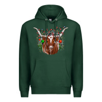 Sports Green christmas  texas longhorn Premium Hoodie - JahusDesignShop