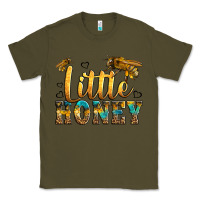 Army Green Western Little Honey Bee Classic Tee - LillyAllenDesigns