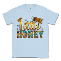 Dusty Blue Western Little Honey Bee Classic Tee - LillyAllenDesigns