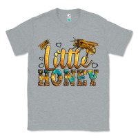 Heather Grey Western Little Honey Bee Classic Tee - LillyAllenDesigns