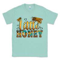 Seafoam Western Little Honey Bee Classic Tee - LillyAllenDesigns