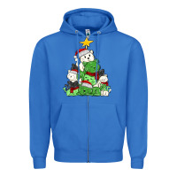True Royal Christmas cat tree Zipper Hoodie - MaliasSmallBusiness