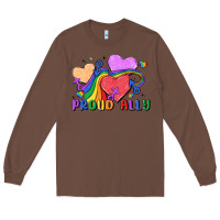 Chestnut proud ally Long Sleeve Tee - MaliasSmallBusiness