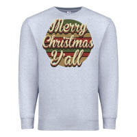 Heather Grey Merry Christmas Y'all Premium Sweatshirt - Bettercallsaul