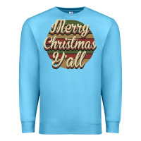 Ocean Blue Merry Christmas Y'all Premium Sweatshirt - Bettercallsaul