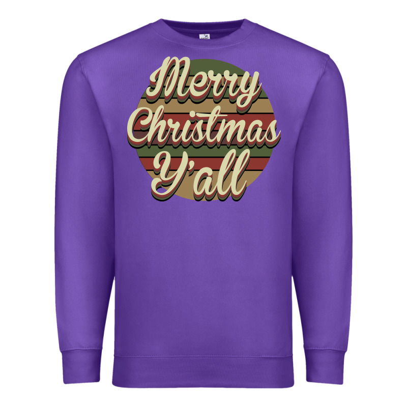 Merry Christmas Y'all Premium Sweatshirt by Bettercallsaul | Teevron