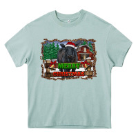 Arona merry christmas black angus cattle and farm Heavy Core Tee - RanaPortraitStore