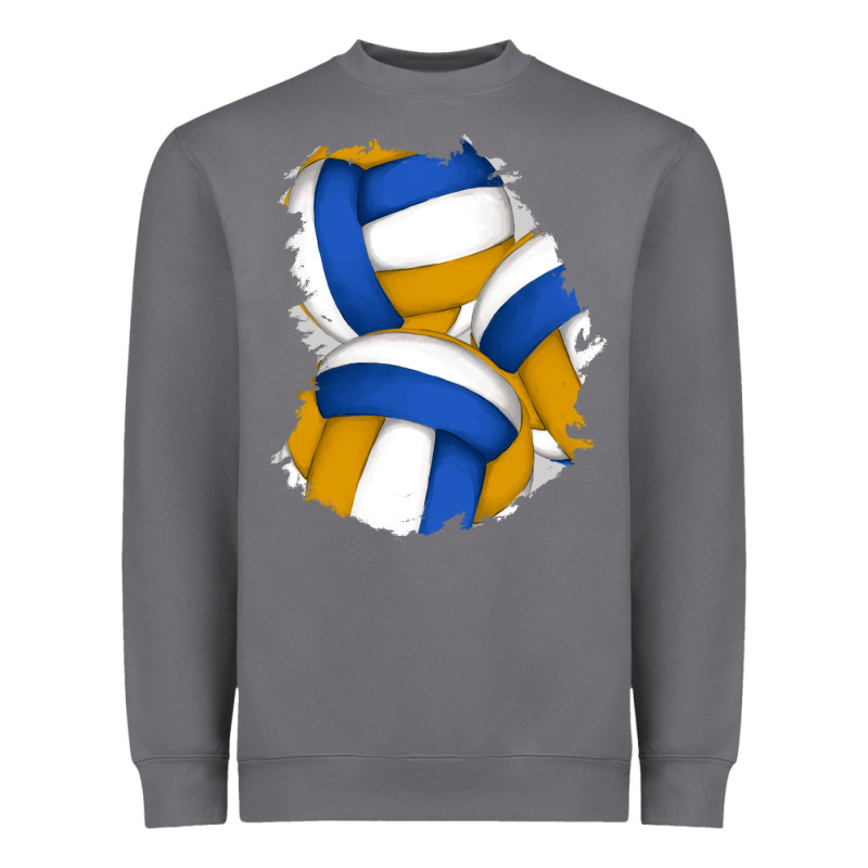 Volleyball Patch Heavyweight Sweatshirt by AdoDesignShop | Teevron