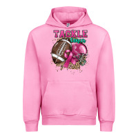 Fuchsia Pink Tackle Cancer Urban Hoodie - HowdyJamesFarm