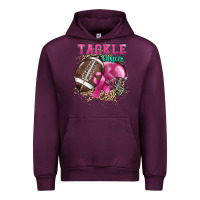 Mauve Wine Tackle Cancer Urban Hoodie - HowdyJamesFarm