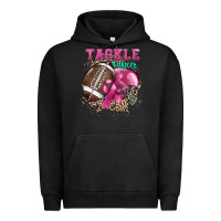 Pigment Black Tackle Cancer Urban Hoodie - HowdyJamesFarm