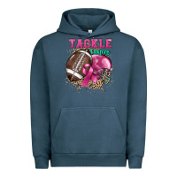 Pigment Midnight Navy Tackle Cancer Urban Hoodie - HowdyJamesFarm