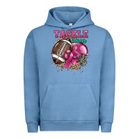 Pigment Pebble Blue Tackle Cancer Urban Hoodie - HowdyJamesFarm