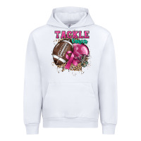 White Tackle Cancer Urban Hoodie - HowdyJamesFarm