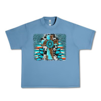Pebble Blue cross gemstone background Urban Heavy Tee - AdoDesignShop