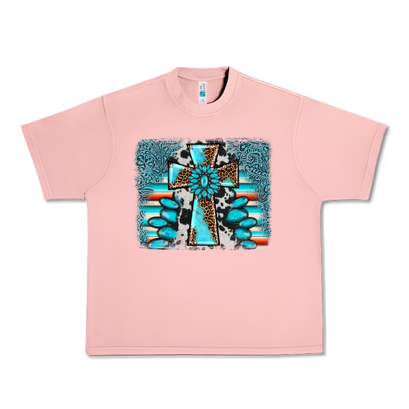 Cross Gemstone Background Urban Heavy Tee by AdoDesignShop | Teevron