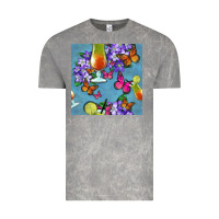 Cloud Rock butterfly cocktail Vintage Tee - BundleAndBundleShop