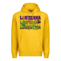 Lemon Louisiana Mardi Gras Premium Hoodie - NancyCooperArtShop