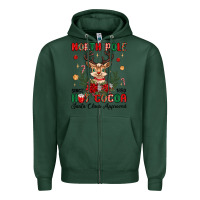 Sports Green north pole hot cocoa Zipper Hoodie - MaliasSmallBusiness