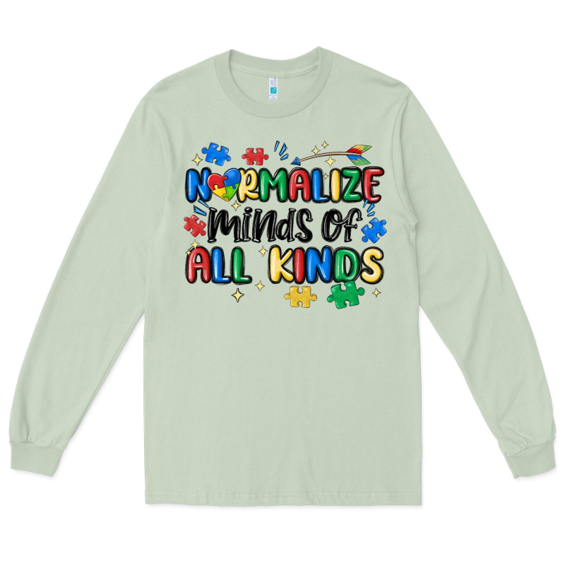 Normalize Minds Of All Kinds Long Sleeve Tee by MaliasSmallBusiness | Teevron
