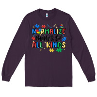 Plum normalize minds of all kinds Long Sleeve Tee - MaliasSmallBusiness