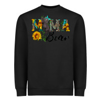 Black blue mama bear with cute bear Heavyweight Sweatshirt - Artiststas