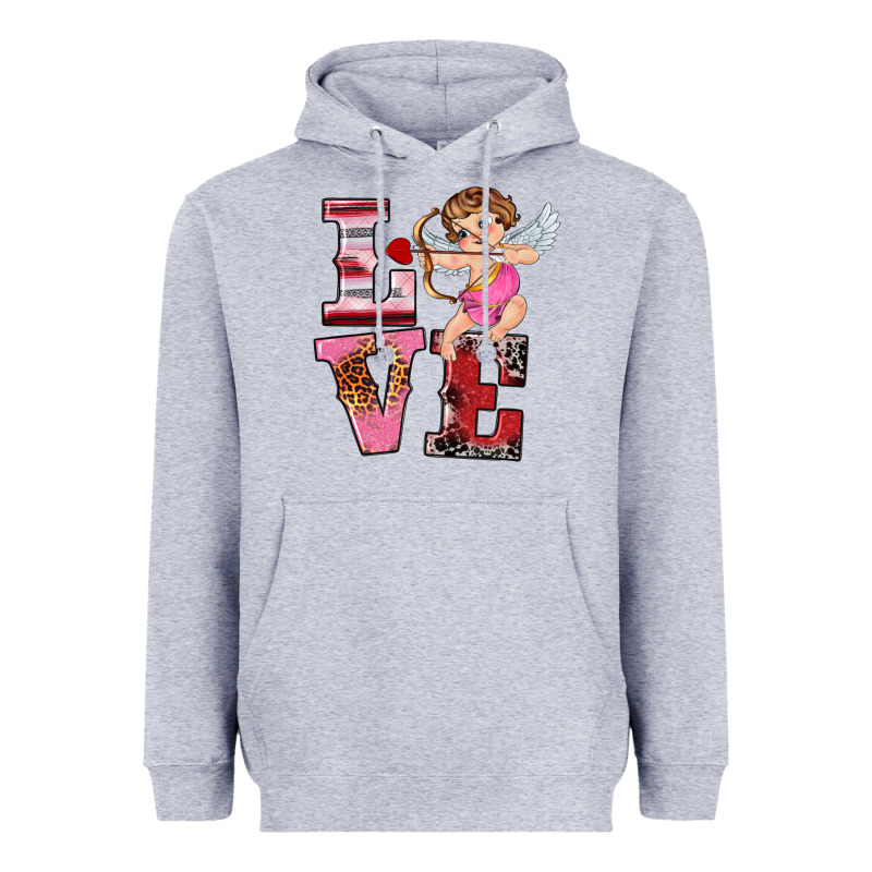 Valentine's Day Cupid Love Heavyweight Hoodie by RanaPortraitStore | Teevron