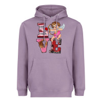 Lavender valentine's day cupid love Heavyweight Hoodie - RanaPortraitStore