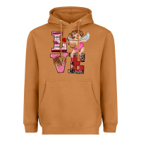 Meerkat valentine's day cupid love Heavyweight Hoodie - RanaPortraitStore