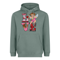 Sage valentine's day cupid love Heavyweight Hoodie - RanaPortraitStore