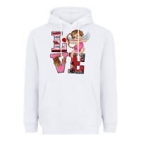 White valentine's day cupid love Heavyweight Hoodie - RanaPortraitStore