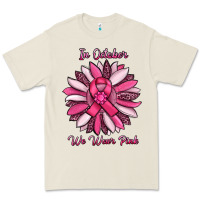 Bone in october we wear pink sunflower Premium Tee - RanaPortraitStore