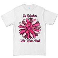 White in october we wear pink sunflower Premium Tee - RanaPortraitStore
