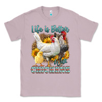 Lilac Western Life Is Better With Chickens Classic Tee - LillyAllenDesigns