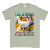 Matcha Western Life Is Better With Chickens Classic Tee - LillyAllenDesigns