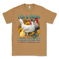 Toasted Coconut Western Life Is Better With Chickens Classic Tee - LillyAllenDesigns