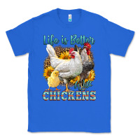 True Royal Western Life Is Better With Chickens Classic Tee - LillyAllenDesigns