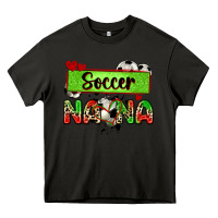 Asphalt soccer nana with leopard Heavy Core Tee - Zillion Design Studio