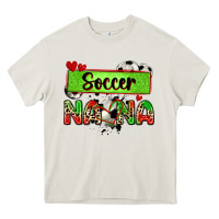 Cream soccer nana with leopard Heavy Core Tee - Zillion Design Studio