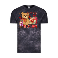 Cloud Black give you self love Vintage Tee - AdoDesignShop