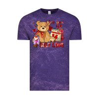 Cloud Purple give you self love Vintage Tee - AdoDesignShop