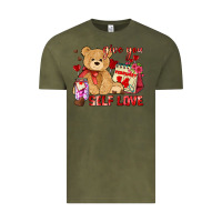 Vintage Olive give you self love Vintage Tee - AdoDesignShop