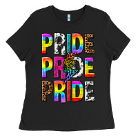Black pride pride pride Ladies Tee - texasbilliewilder