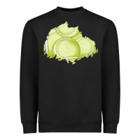 Black tennis patch Heavyweight Sweatshirt - AdoDesignShop